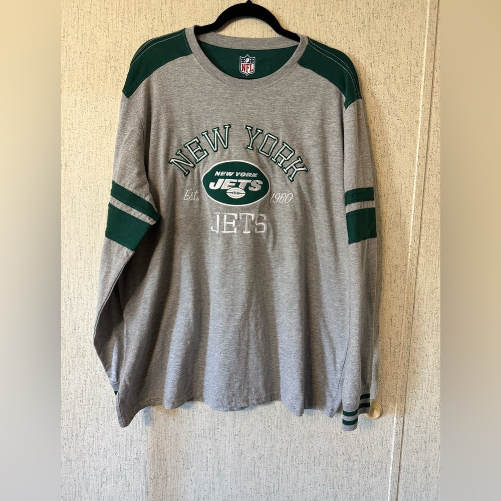NFL Officially Licensed Long Sleeve Tee Unisex NWOT NY JETS